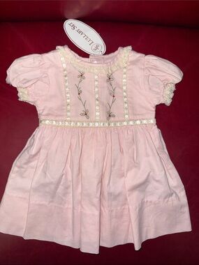 Lullaby Set Pink Embroidered Girls' Formal Dress